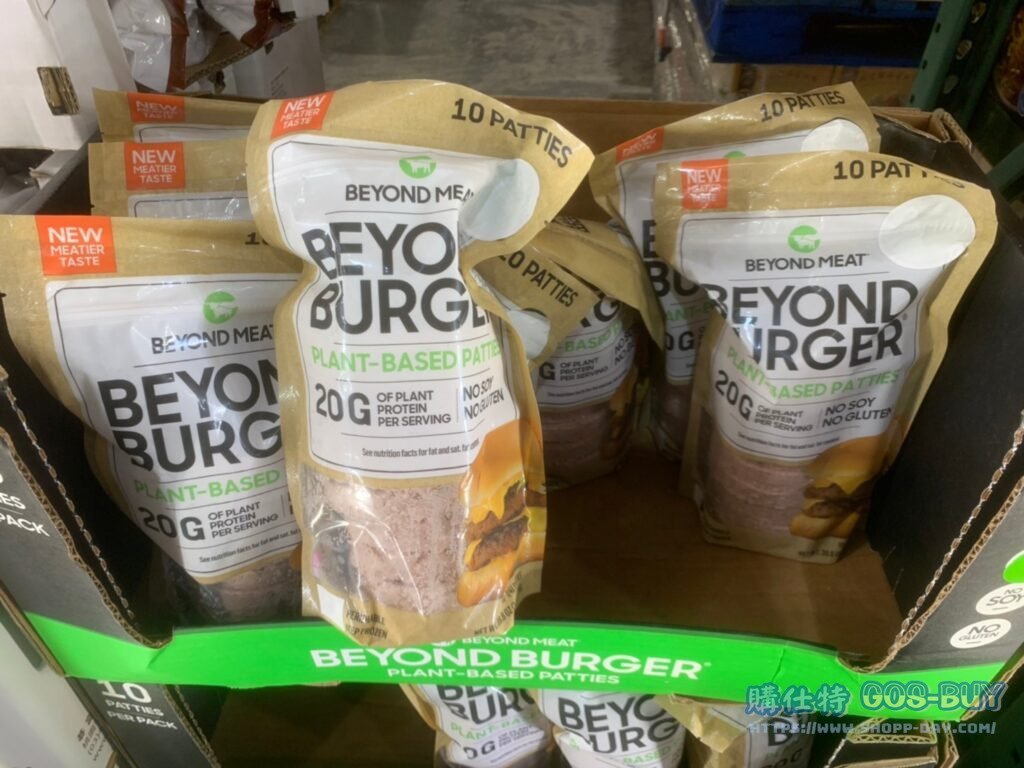 Costco好市多冷凍蔬食漢堡排113公克X10片