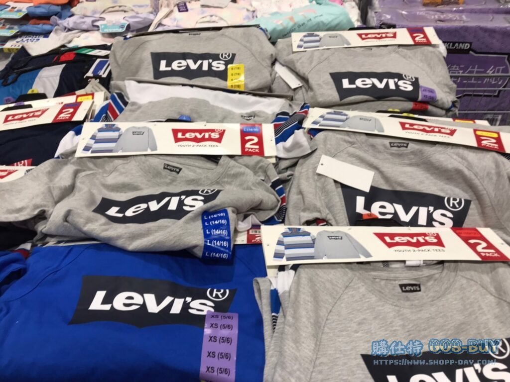 LEVI'S兒童薄長袖上衣兩件組