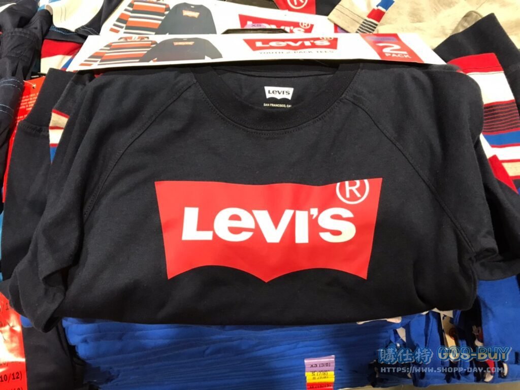 LEVI'S兒童薄長袖上衣兩件組