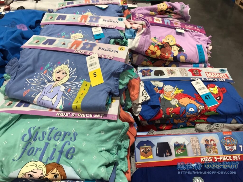 卡通人物兒童五件組