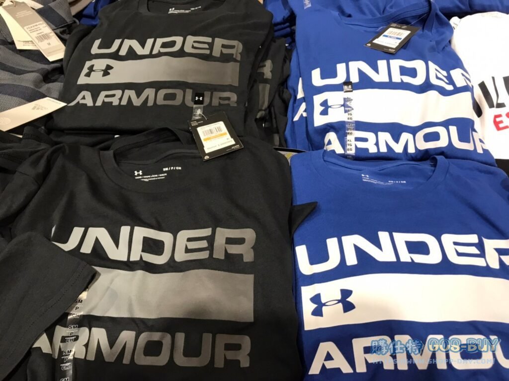 UA男休閒短袖上衣