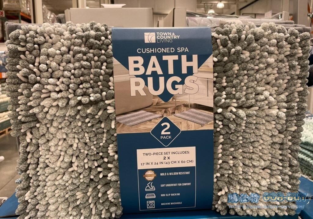 TOWN & COUNTRY LIVING浴室地墊二入組