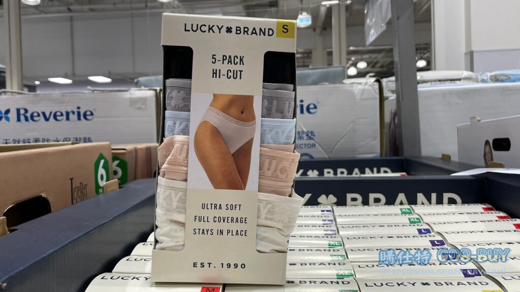 LUCKY BRAND女高衩內褲五入組