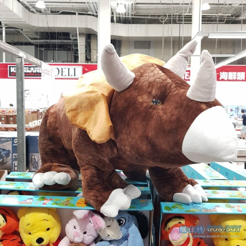 恐龍絨毛玩偶 暴龍/三角龍/雷龍