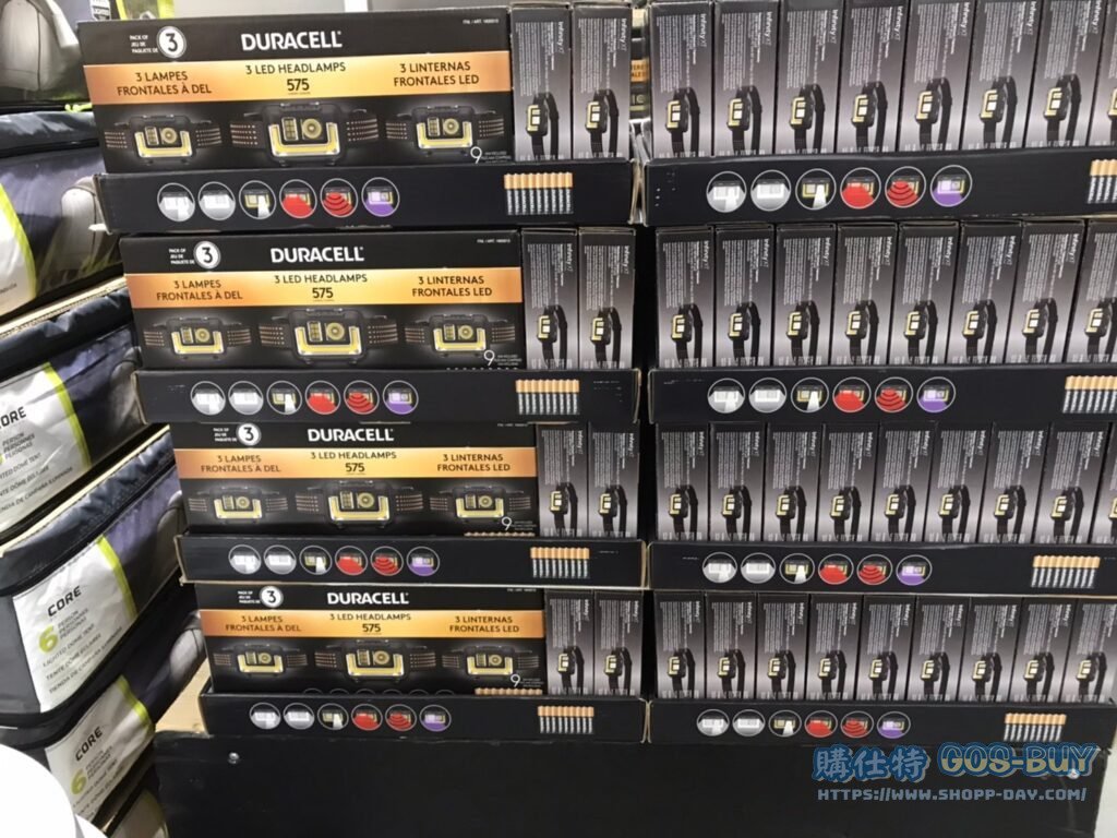 DURACELL LED頭燈三入組