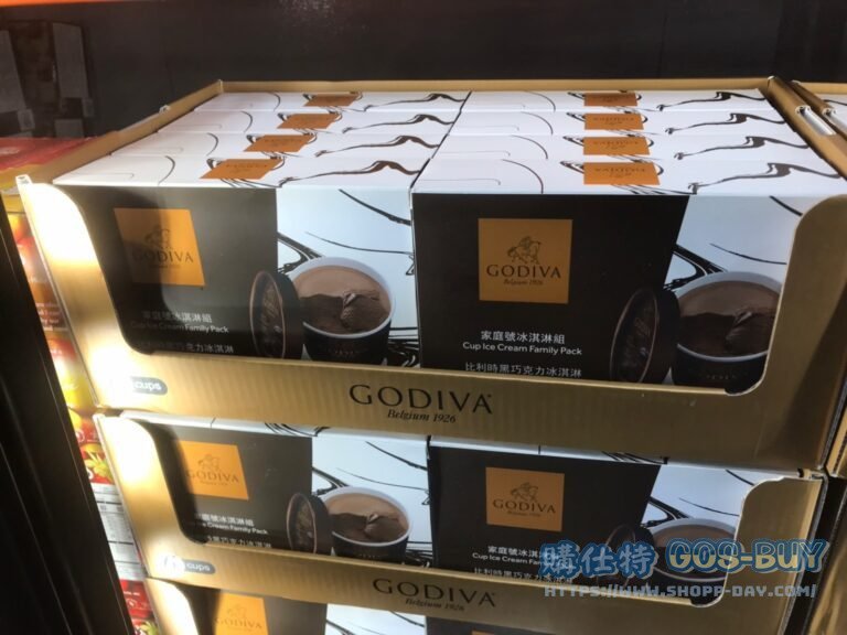 GODIVA比利時黑巧克力冰淇淋100毫升X6入