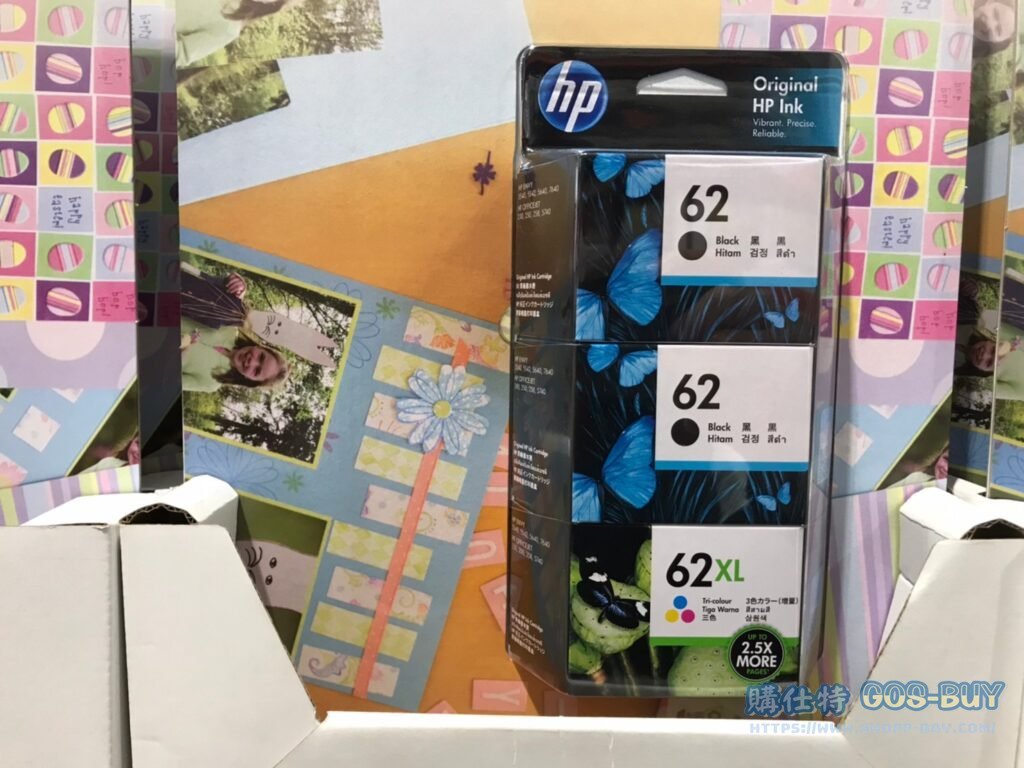 HP#62墨水組合包 黑X2+彩XL*1 組合包