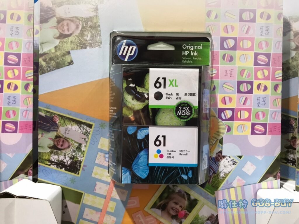 HP#61XL墨水組合包 黑X1+彩X1