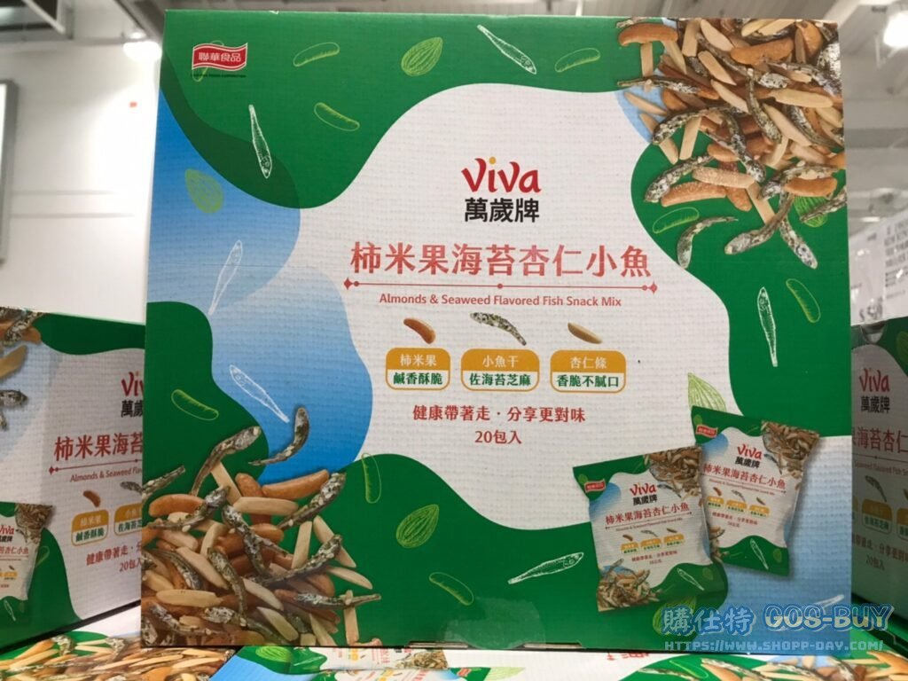 萬歲牌柿米果海苔杏仁小魚