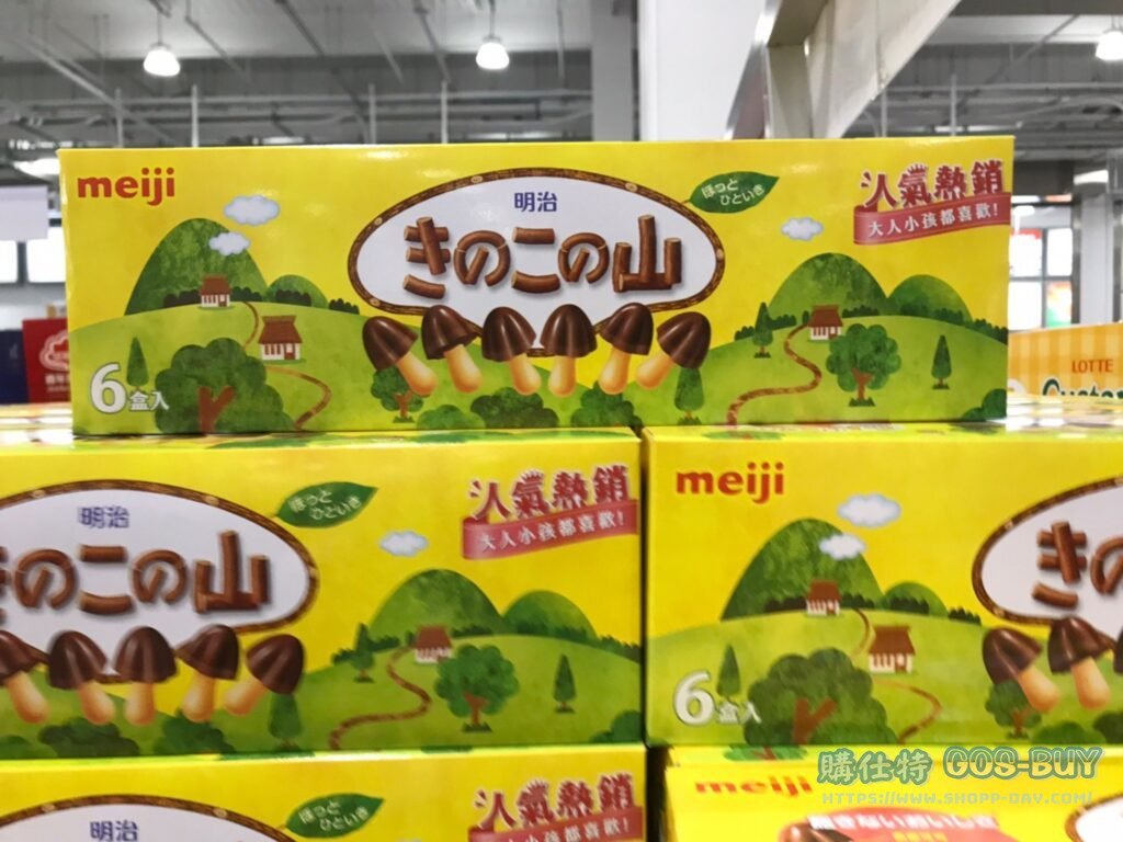 MEIJI明治香菇造型巧克力餅乾