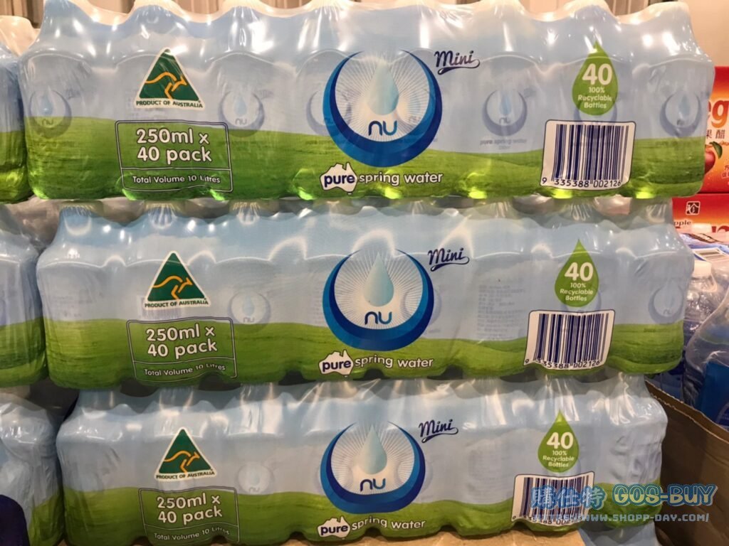 NU-PURE 泉水 250毫升X40瓶