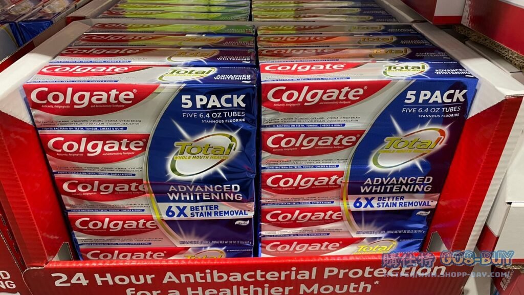 高露潔全效潔白牙膏 181公克5入