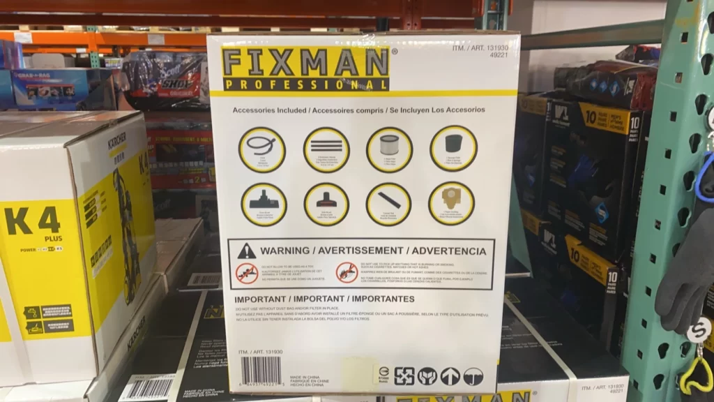 FIXMAN乾濕兩用吸塵器