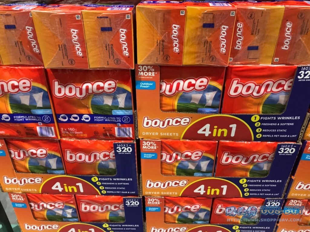BOUNCE烘衣柔軟去靜電紙