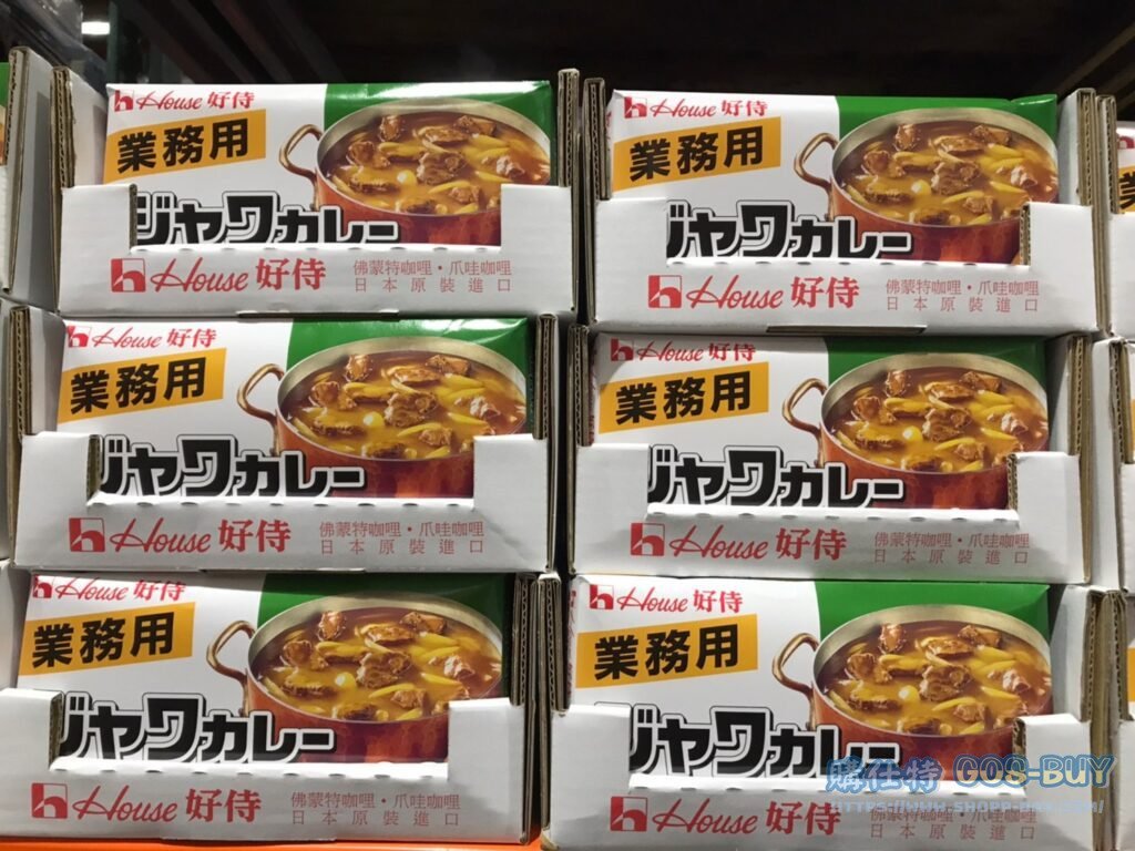 HOUSE日本好侍爪哇業務用咖哩1公斤 辣度約4度