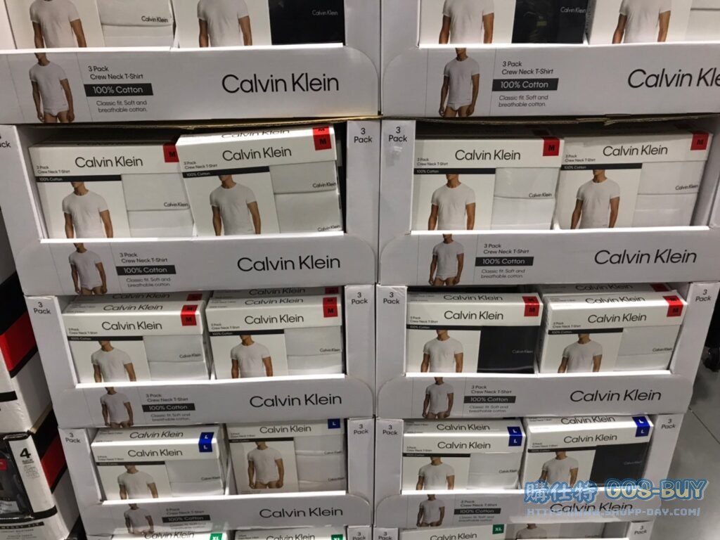 CK男純棉短袖上衣三件組