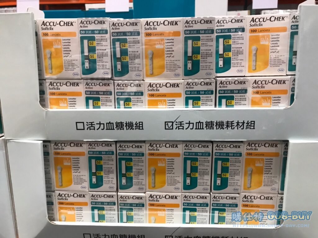 羅氏活力血糖機配件組 試紙採血針各100份