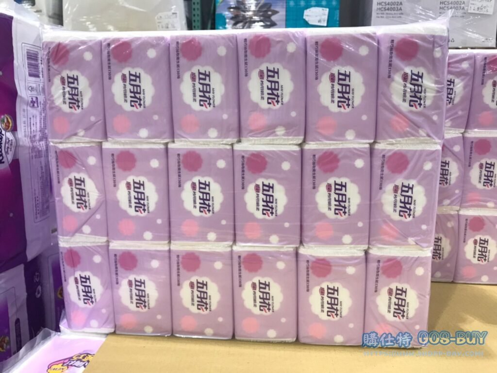 五月花妙用棉柔抽取衛生紙