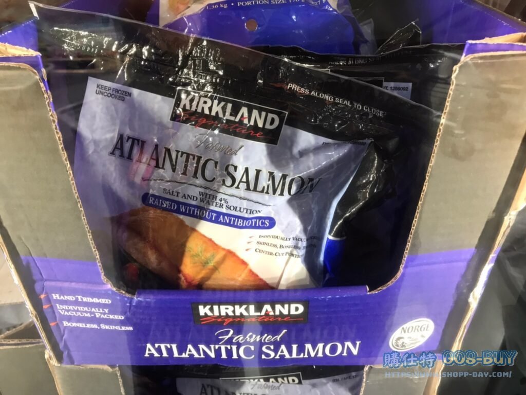 科克蘭冷凍鮭魚排 1.36公斤