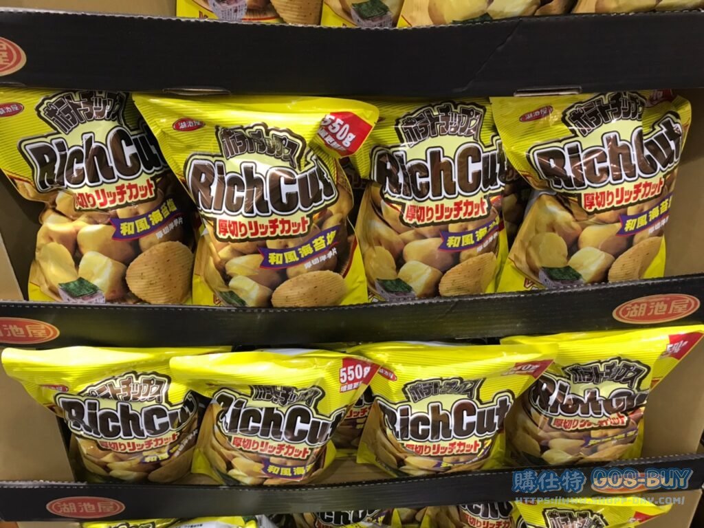 湖池屋海苔鹽厚切洋芋片