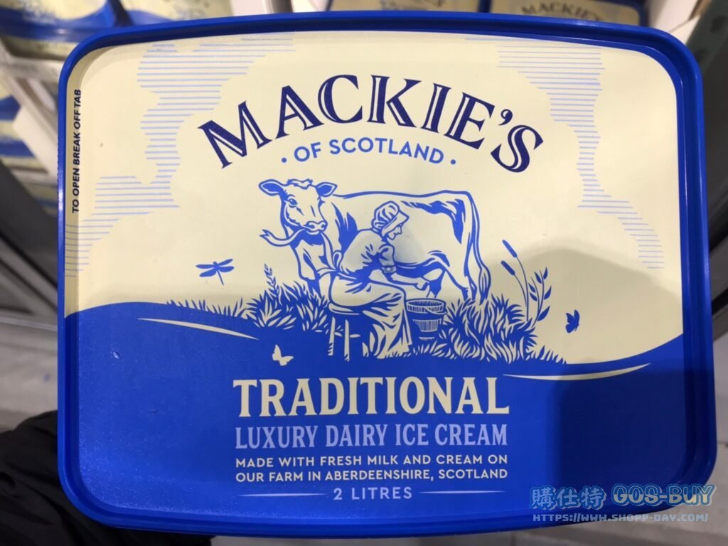 MACKIE'S蘇格蘭經典牛奶冰淇淋2公升
