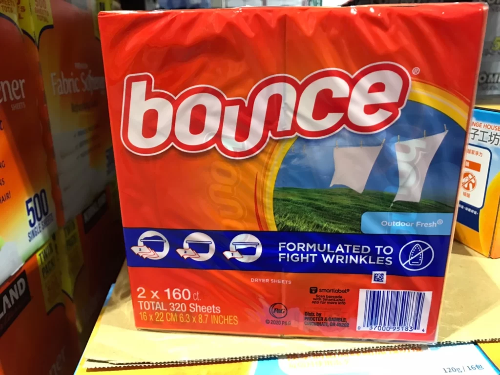 BOUNCE烘衣柔軟去靜電紙