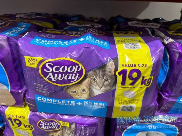 SCOOP AWAY CAT LITTER 超凝結貓砂4.76公斤X4入 #1529177