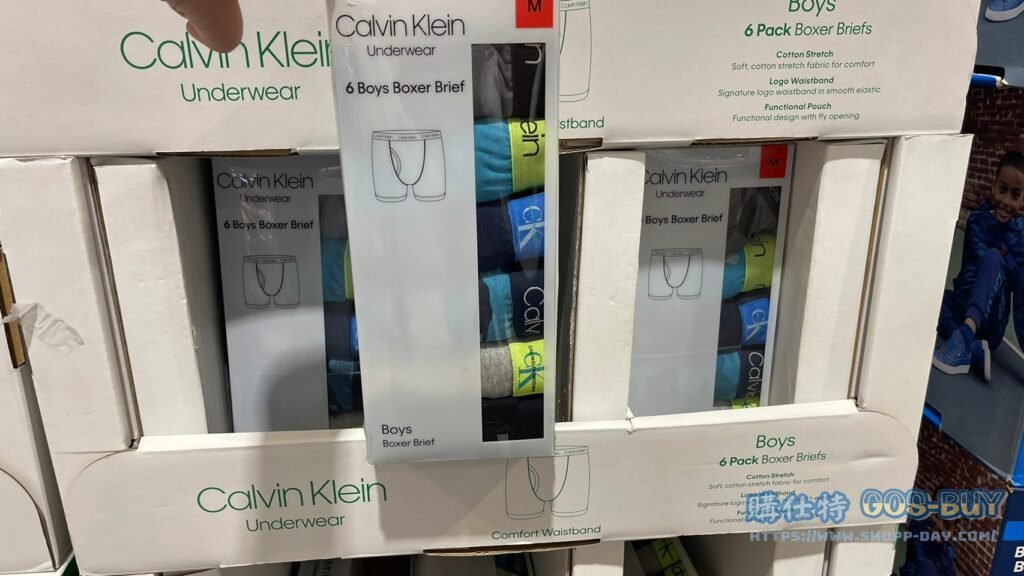 CK男童內褲六入組