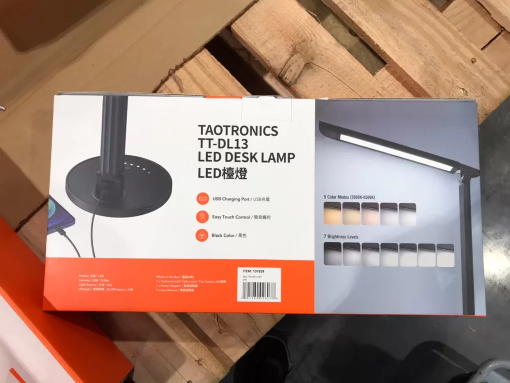 TAOTRONICS LED DESKLAMP LED檯燈 TT-DL13/七段調光 #131829