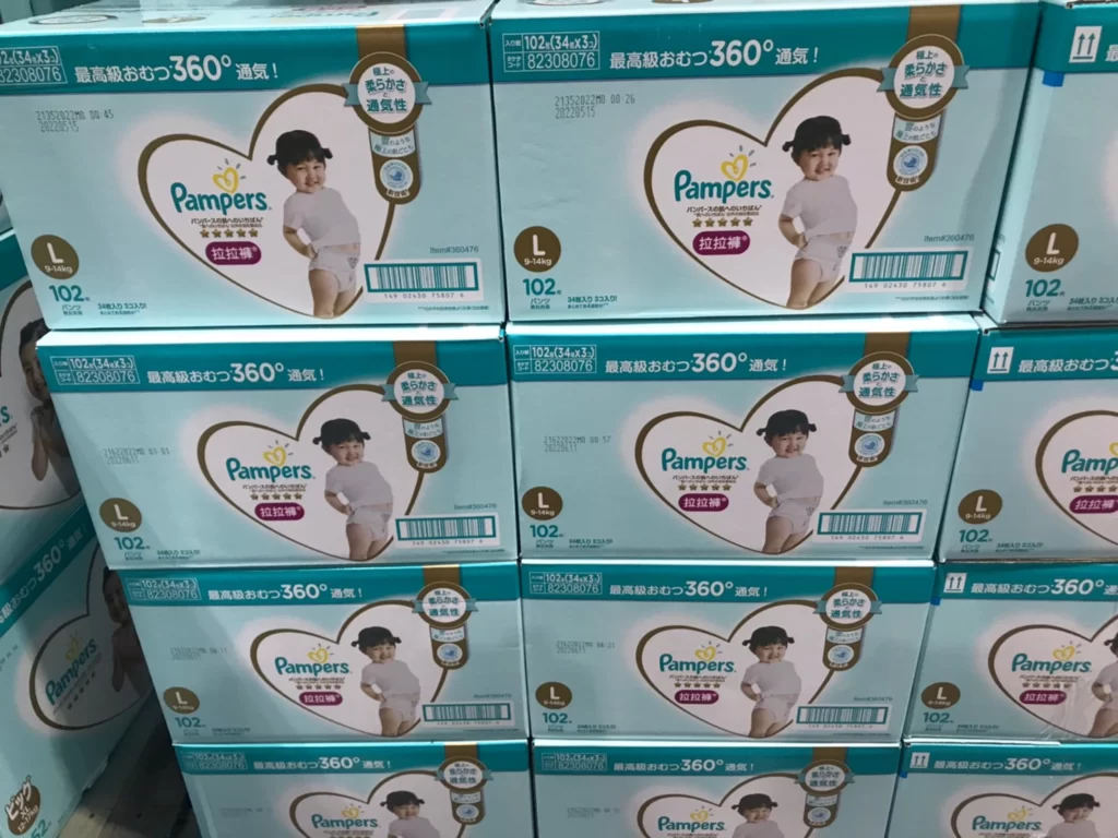 幫寶適一級幫拉拉褲L 9-14公斤34片3入