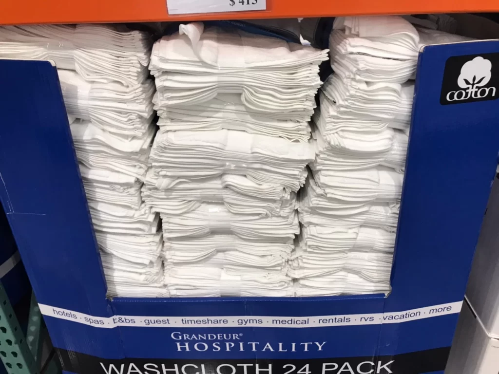 GRANDEUR雙股紗棉商用方巾24入