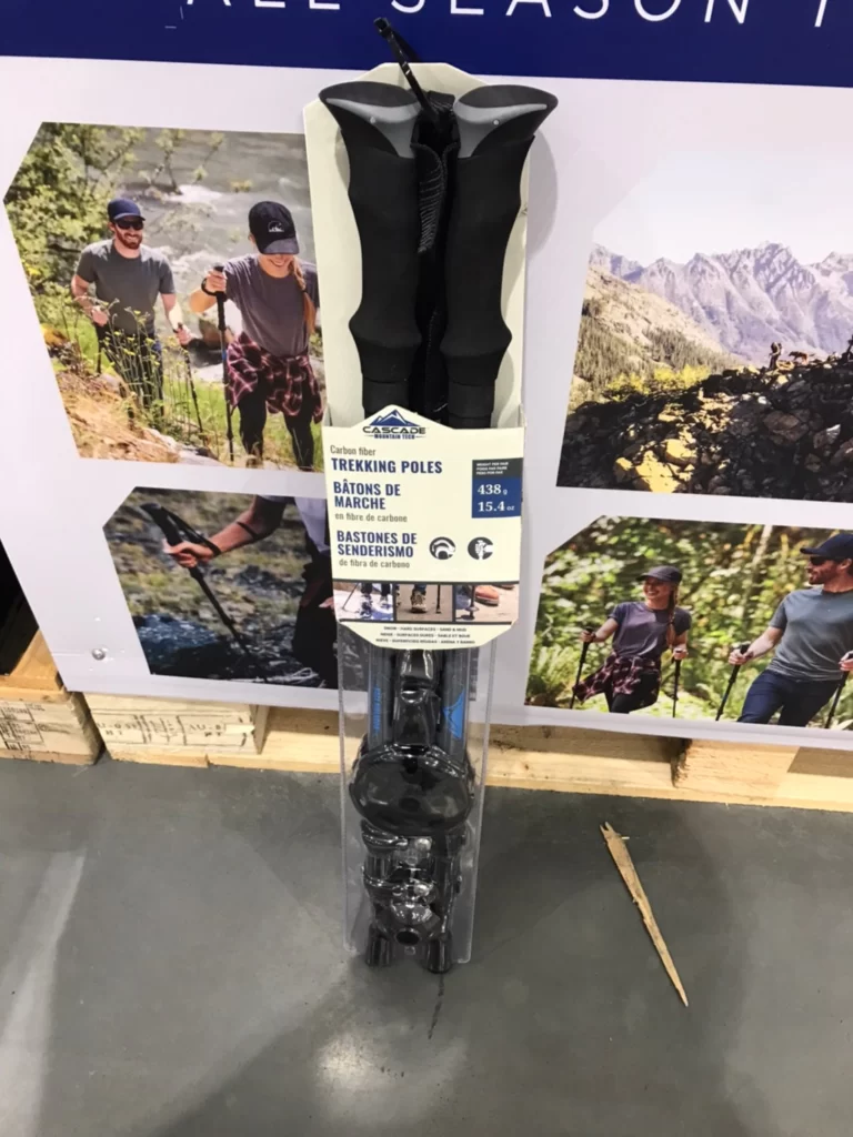 CASCADE碳纖維3段式登山杖二入