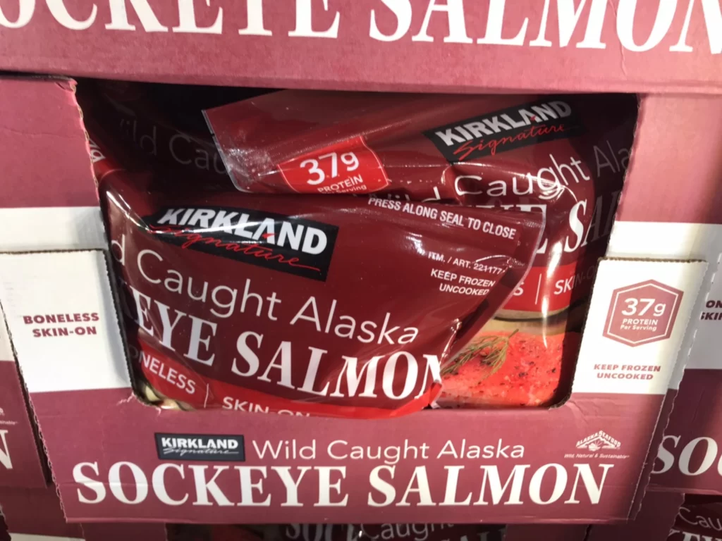 科克蘭阿拉斯加野生紅鮭魚1.36公斤