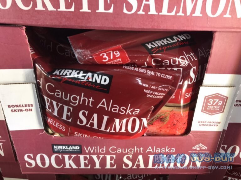 科克蘭阿拉斯加野生紅鮭魚1.36公斤