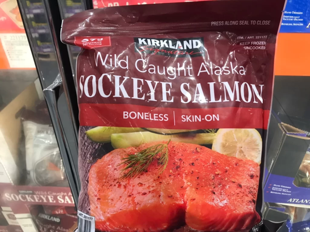 科克蘭阿拉斯加野生紅鮭魚1.36公斤