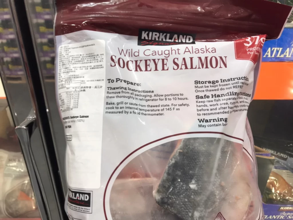 科克蘭阿拉斯加野生紅鮭魚1.36公斤