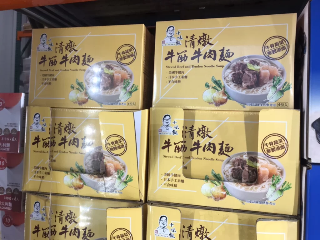 十味觀冷凍清燉牛筋牛肉麵780G X 4 CT