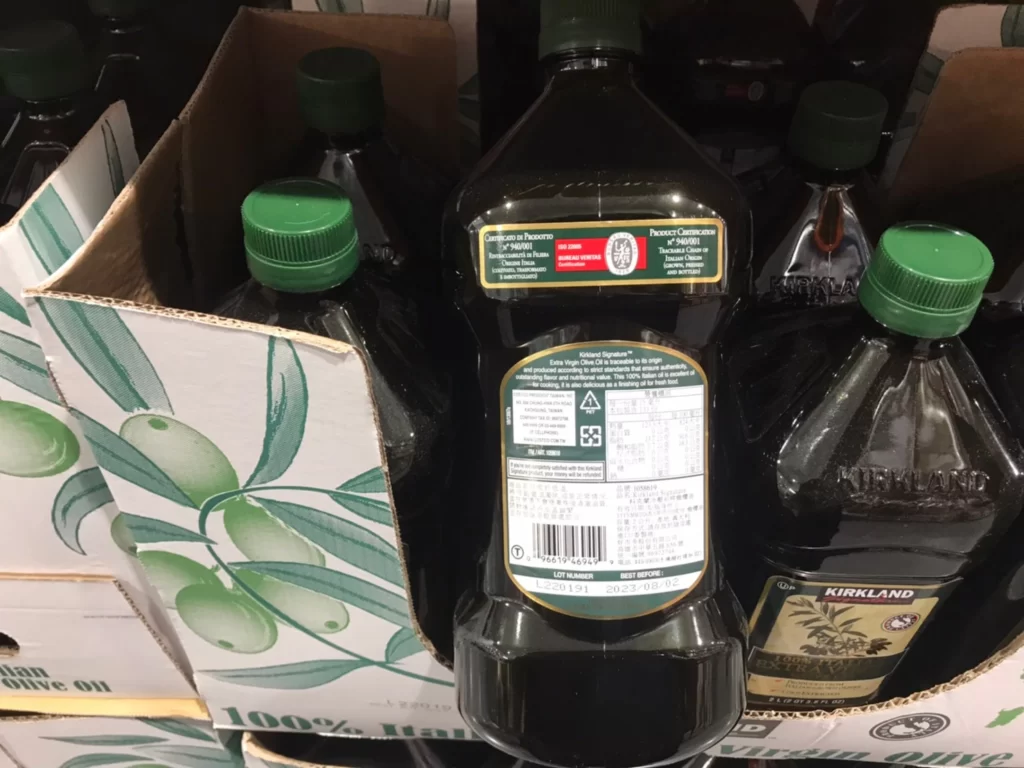 科克蘭義大利冷壓初榨橄欖油2公升