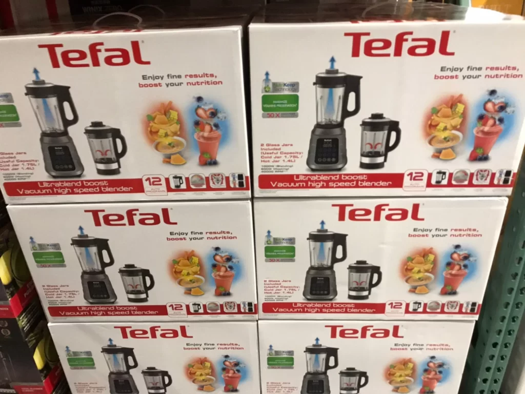 特福真空高速食物調理機 冷、熱高強度玻璃雙杯組