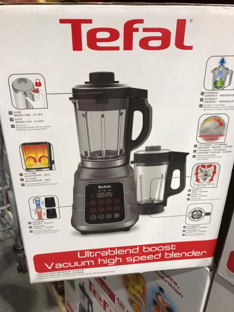 特福真空高速食物調理機 冷、熱高強度玻璃雙杯組