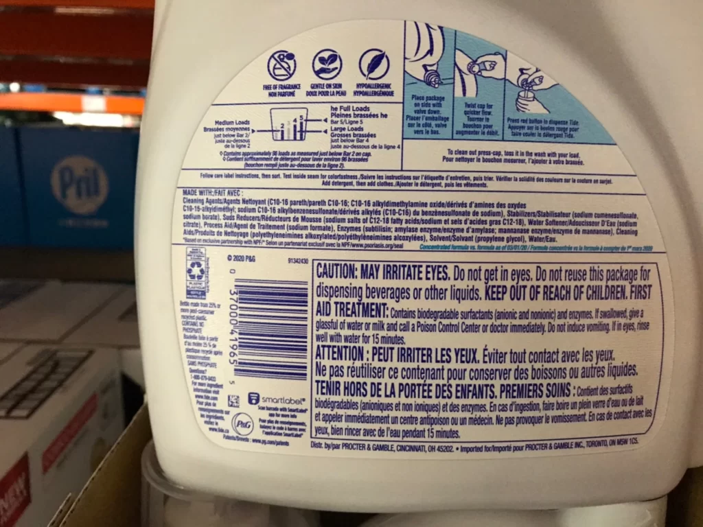 TIDE汰漬超濃縮無色香洗衣精 4.08公升