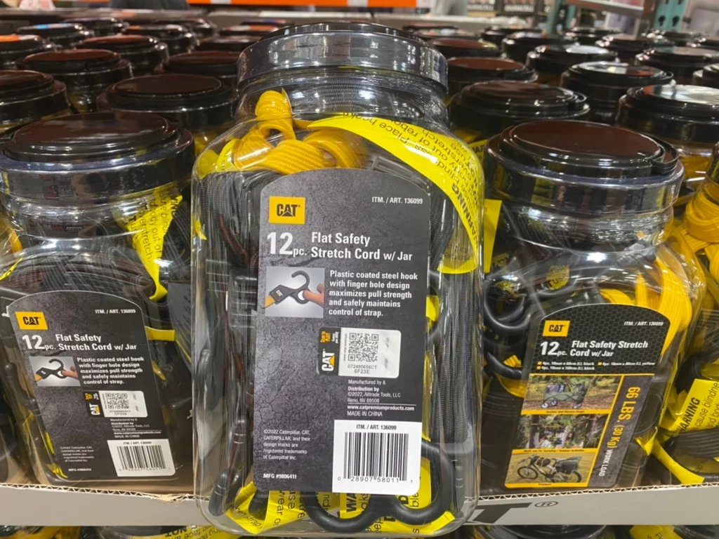 CAT桶裝彈力鬆緊繩12件