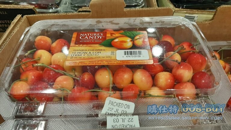 Costco好市多空運華盛頓粉彩櫻桃