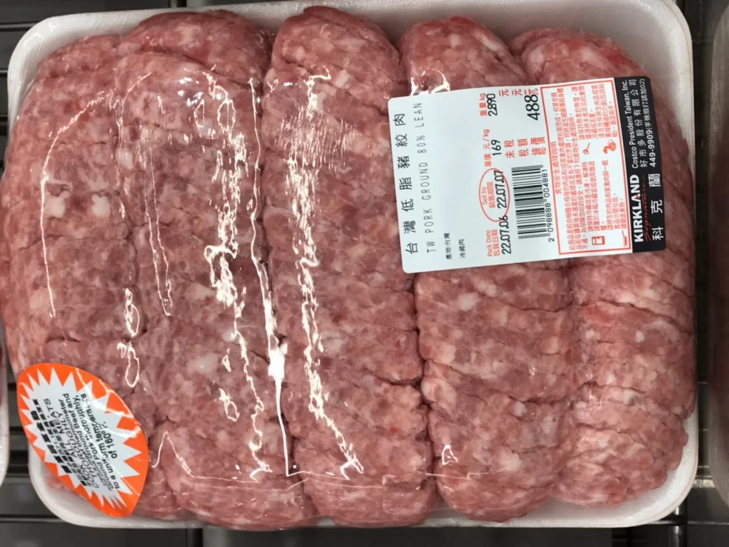 Costco好市多台灣低脂豬絞肉