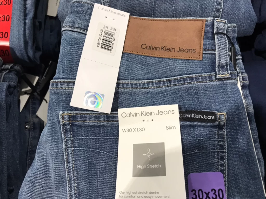 CK JEANS 男彈性修身牛仔褲
