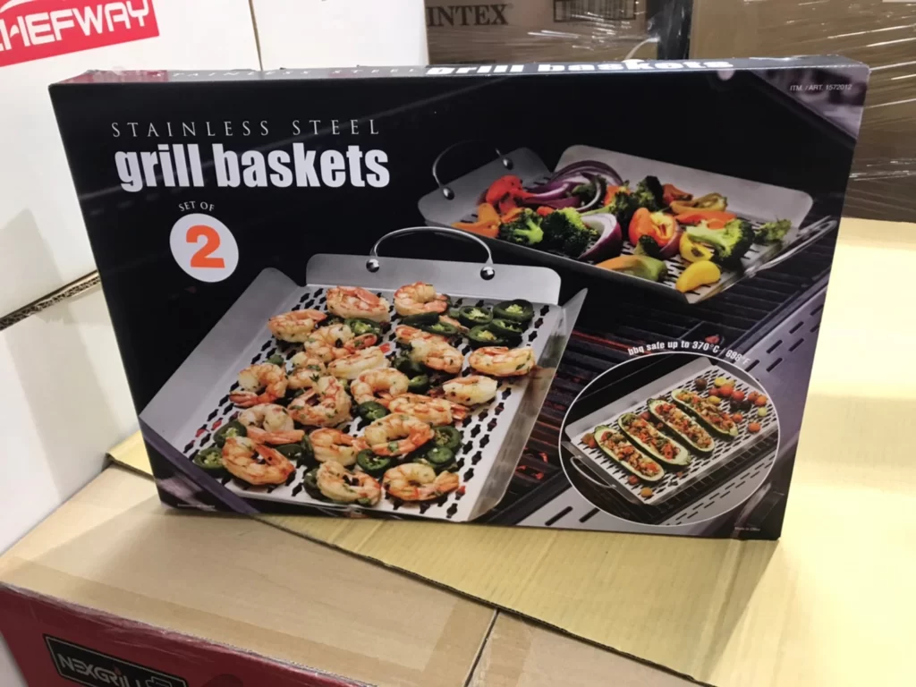 GRILL BASKETS不銹鋼烤網2件組