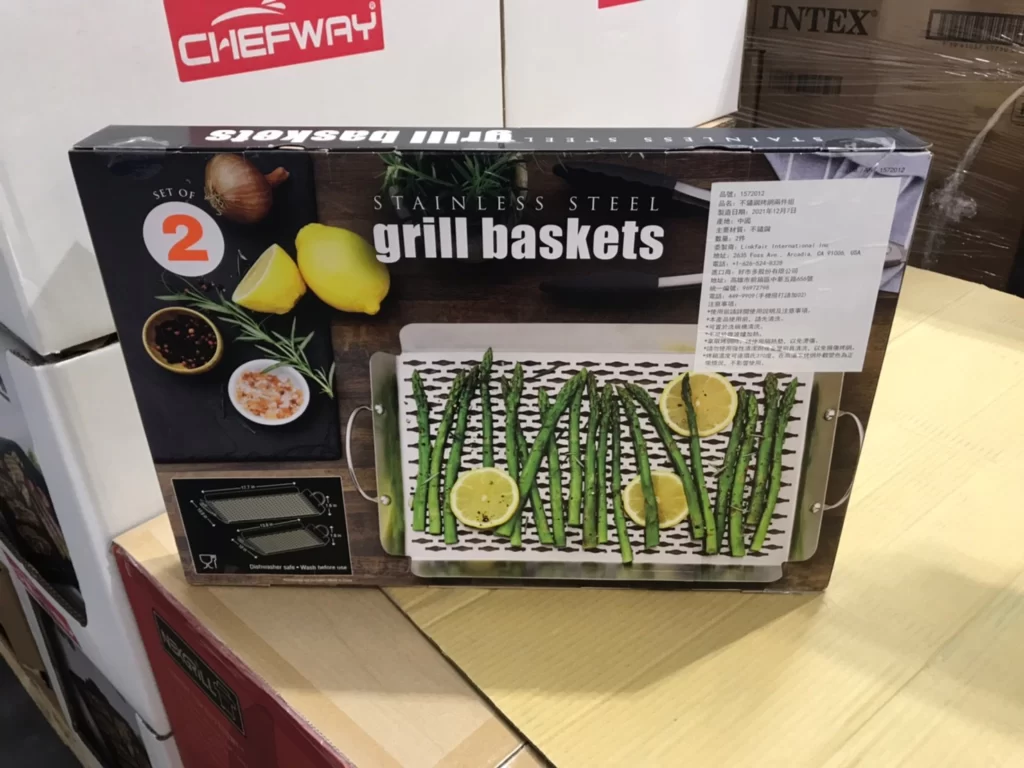 GRILL BASKETS不銹鋼烤網2件組