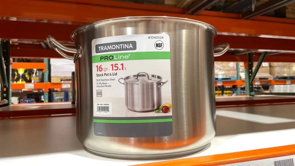 TRAMONTINA不鏽鋼雙耳含蓋湯鍋