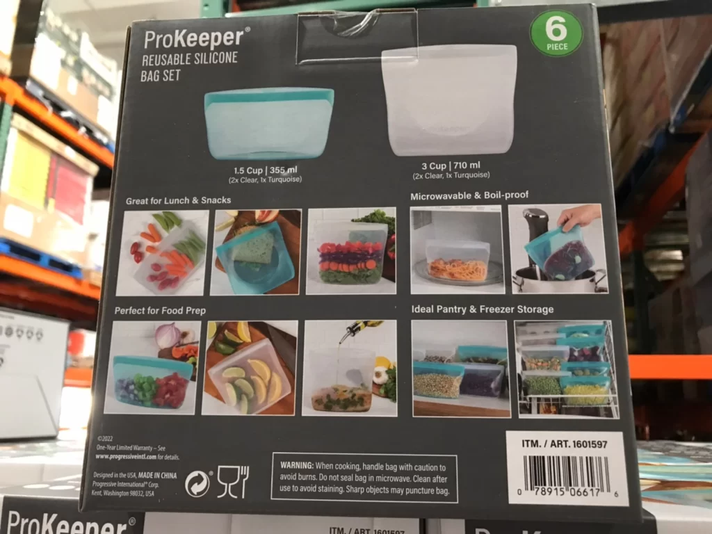 PROKEEPER SILICONE BAG 矽膠密封袋6件組