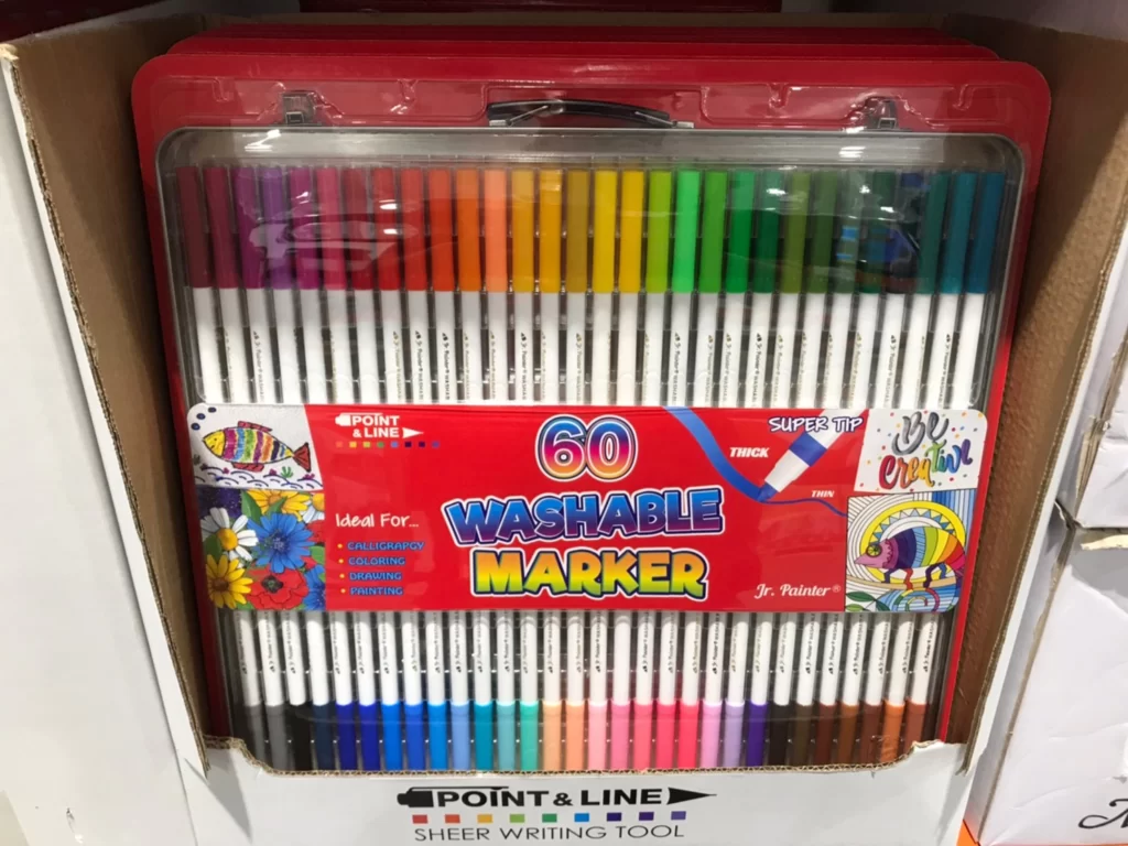 POINT&LINE可水洗彩色筆60色